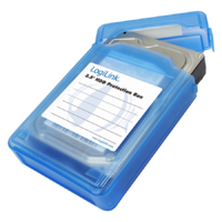 Logilink Logilink HDD Protection Box for 3,5" Blue