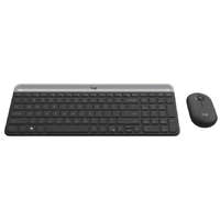 Logitech Logitech MK470 Slim Wireless Keyboard and Mouse Combo Black/Silver DE