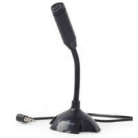 Gembird GEMBIRD MIC-D-02 asztali mikrofon, fekete