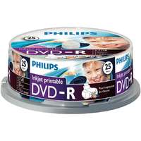 Philips Philips DVD-R 4,7Gb 16x Hengeres nyomtatható 25db/csomag