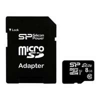 Silicon power Silicon Power 8GB microSDHC Elite Class 10 UHS-I + adapterrel