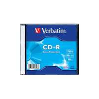 Verbatim CD-R lemez, 700MB, 52x, 1 db, vékony tok, VERBATIM "DataLife"