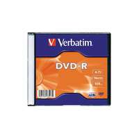 Verbatim DVD-R lemez, AZO, 4,7GB, 16x, 1 db, vékony tok, VERBATIM