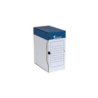 VICTORIA OFFICE Archiválódoboz, A4, 150 mm, karton, VICTORIA OFFICE, kék-fehér