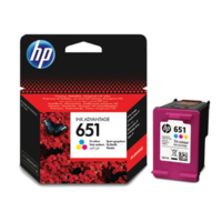 Hewlett-Packard HP Nr.651 (C2P11AE) eredeti színes tintapatron, ~300 oldal