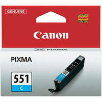 Canon CANON® CLI-551C cián EREDETI TINTAPATRON, ~300 oldal ( cli551 ) ( 6509B001 )