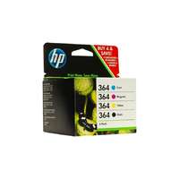 Hewlett-Packard HP Nr.364 (SD534E/J3M82AE/N9J73AE) eredeti (fekete-cián-magenta-sárga) tintapatron multipakk, ~1150 oldal