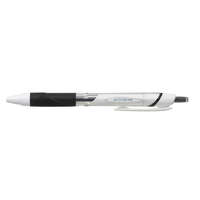 UNI Golyóstoll, 0,35 mm, nyomógombos, fehér tolltest, UNI "SXN-155 Jetstream", fekete