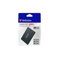 VERBATIM SSD (belső memória), 256GB, SATA 3, 460/560MB/s, VERBATIM "Vi550"