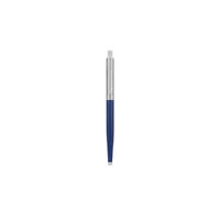 ZEBRA Golyóstoll, 0,24 mm, nyomógombos, ezüst színű klip, kék tolltest, ZEBRA "901", kék
