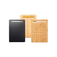 FISKARS Vágódeszka készlet, bambusz, 3db, FISKARS "Functional Form™"