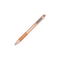 ZEBRA Golyóstoll, 0,27 mm, nyomógombos, ZEBRA "Z-Grip Smooth Rose Gold", kék