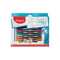 MAPED Tűfilc készlet, 0,4 mm, MAPED "Graph`Peps - How to Mind Map Box", 8 különböző szín