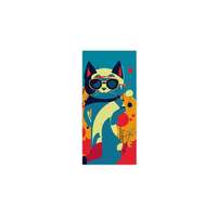 DAYLINER Zsebnaptár, fekvő elrendezésű, DAYLINER, "Colors Astro Cat"