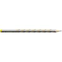 STABILO Színes ceruza, háromszögletű, balkezes, vastag, STABILO "EASYcolors", ezüst