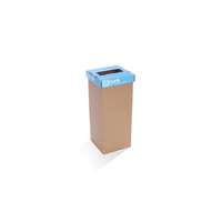 RECOBIN Szelektív hulladékgyűjtő, újrahasznosított, 60 l, RECOBIN "Office", kék