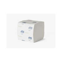 TORK Toalettpapír, hajtogatott, T3 rendszer, 2 rétegű, Premium, TORK "Folded", fehér
