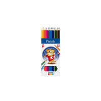 ICO Színes ceruza készlet, hatszögletű, ICO "Creative Kids", 12 különböző szín