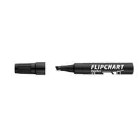 ICO Flipchart marker, 1-4 mm, vágott, ICO "Artip 12", fekete