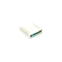 MIKROTIK MIKROTIK Wireless Router RouterBOARD 2,4GHz, 5x100Mbps, 300Mbps, Menedzselhető, Asztali - RB951UI-2ND