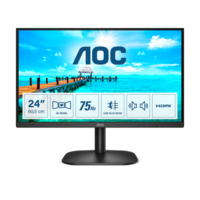 AOC AOC monitor 23.8" 24B2XDAM, 1920x1080, 16:9, 4ms, 250cd/m2, VGA/DVI/HDMI, hangszóró
