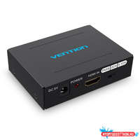 Vention VENTION HDMI to HDMI/Optical Fiber Audio/2RCA Audio Converter Black