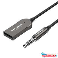 Vention Vention USB (Autóba, bluetooth 5.0 audio, szürke) 1,5m, adapter