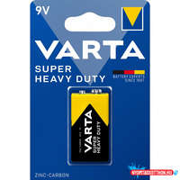  Elem 9V-os 6LR61 Super Heavy Duty féltartós 1 db/csomag, Varta