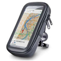  Vízálló kerékpáros, motoros telefon- és GPS tartó - többféle méretű készülékhez!