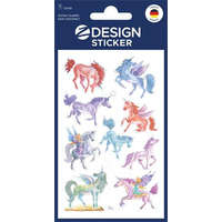 AVERY ZWECKFORM Matrica, papír, 2 ív, 76x120 mm, AVERY ZWECKFORM, Z-Design No.53148, unikornisok (AY53148)