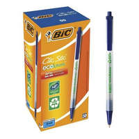 BIC Golyóstoll, 0,32 mm, nyomógombos, BIC Clic Stic ecolutions, kék (BC8806891)