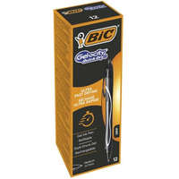 BIC Zseléstoll, 0,3 mm, nyomógombos, BIC Gel-ocity Quick Dry, fekete (BC949873)