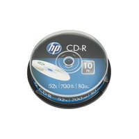 HP CD-R lemez, 700MB, 52x, 10 db, hengeren, HP (CDH7052B10)