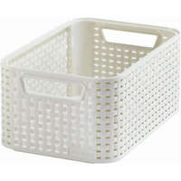 CURVER Rattan hatású kosár, 6l, törtfehér, CURVER Style S (CSCR7B)