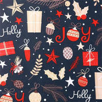 VICTORIA PAPER Csomagolópapír, íves, 70x200 cm, Karácsonyi 1, VICTORIA PAPER (CSPVP1)