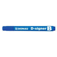 DONAU Táblamarker, 2-4 mm, kúpos, DONAU D-signer B, kék (D7372K)