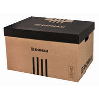 DONAU Archiválókonténer, levehető tető, 545x363x317 mm, karton, DONAU, barna (D7666N5)