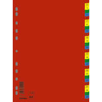 DONAU Regiszter, műanyag, A4, 1-31, DONAU, színes (D77360)