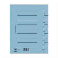 DONAU Regiszter, karton, A4, DONAU, kék (D8610K)