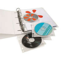 DURABLE CD/DVD tartó zseb, lefűzhető, DURABLE (DB523919)