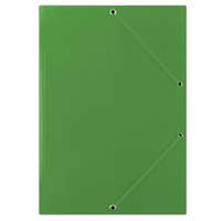 DONAU Gumis mappa, karton, A4, DONAU Standard, zöld (DFEP061G)