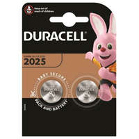 DURACELL Gombelem, CR2025, 2 db, DURACELL (DUEL20252)
