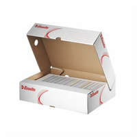 ESSELTE Archiválódoboz, A4, 80 mm, karton, felfelé nyíló, ESSELTE Standard, fehér (E128004)