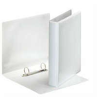 ESSELTE Gyűrűs könyv, panorámás, 2 gyűrű, D alakú, 46 mm, A5, PP, ESSELTE, fehér (E46571)