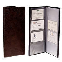 ESSELTE Névjegytartó, 128 db-os, ESSELTE Standard, fekete (E56837)