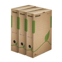 ESSELTE Archiválódoboz, A4, 80 mm, újrahasznosított karton, ESSELTE Eco, barna (E623916)