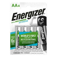 ENERGIZER Tölthető elem, AA ceruza, 4x2300 mAh, előtöltött, ENERGIZER Extreme (EAKU09)