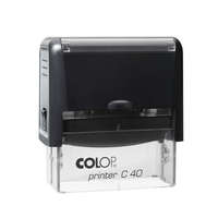 COLOP Bélyegző, COLOP Printer C 40, fekete cserepárnával (IC1524000U)