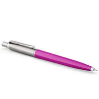 PARKER Golyóstoll, 0,7 mm, ezüst színű klip, magenta tolltest, PARKER Royal Jotter Originals, kék (ICPJRBPMA)