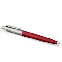 PARKER Golyóstoll, 0,7 mm, ezüst színű klip, piros tolltest, PARKER Royal Jotter Originals, kék (ICPJRBPP)